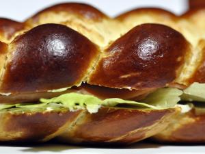 Laugenherzsandwich Laugenherzsandwich